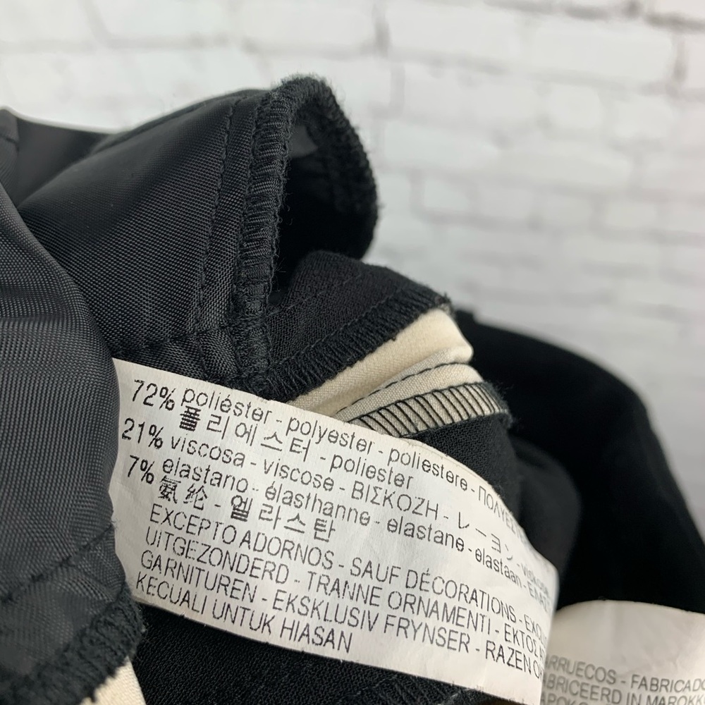 Zara Black Side Stripe Pants - Picture 6 of 6